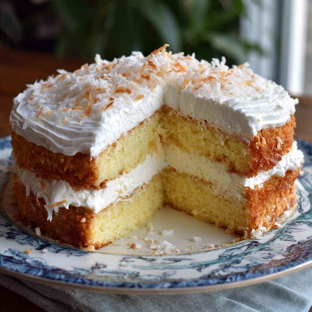 Classic White Cake with Vanilla and Almond Extracts Recipe - Recipe Image