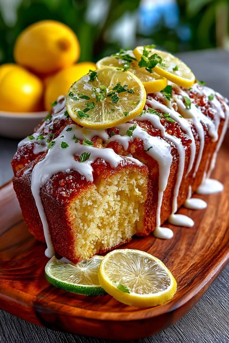 Moist Lemon Drizzle Cake Recipe