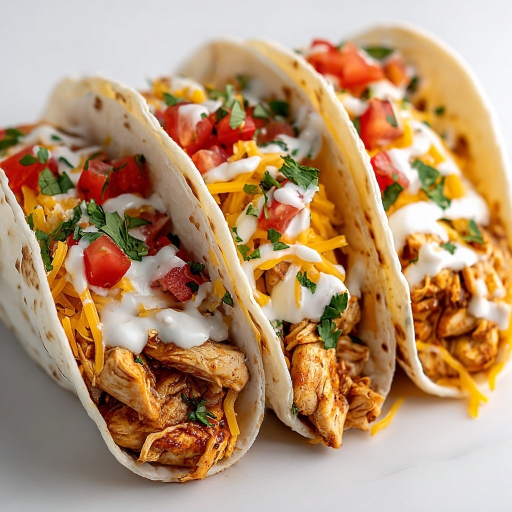 Buffalo Chicken Smash Tacos Recipe - Recipe Image