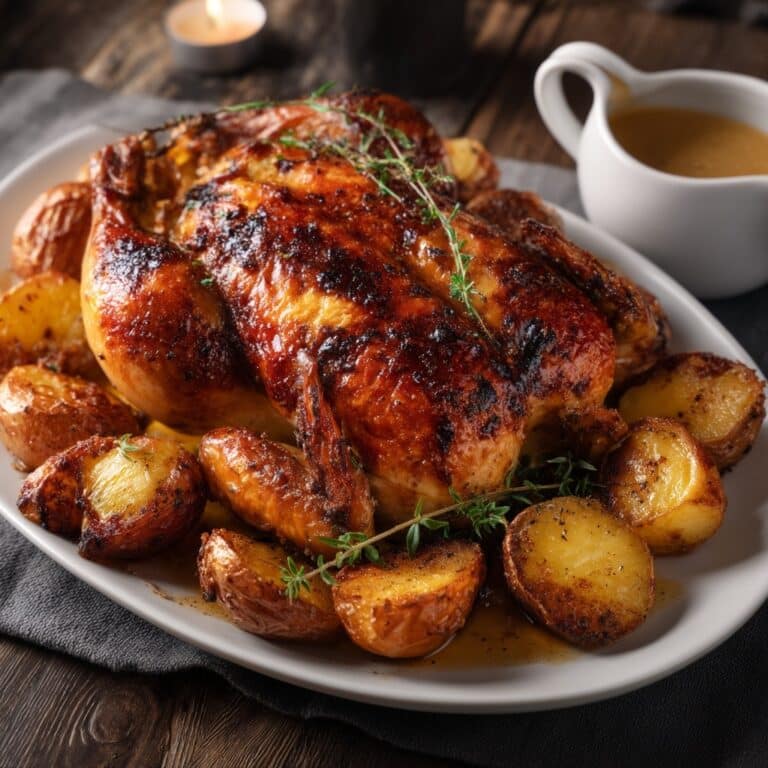 Duck Fat Roasted Chicken Thighs with Potatoes Recipe
