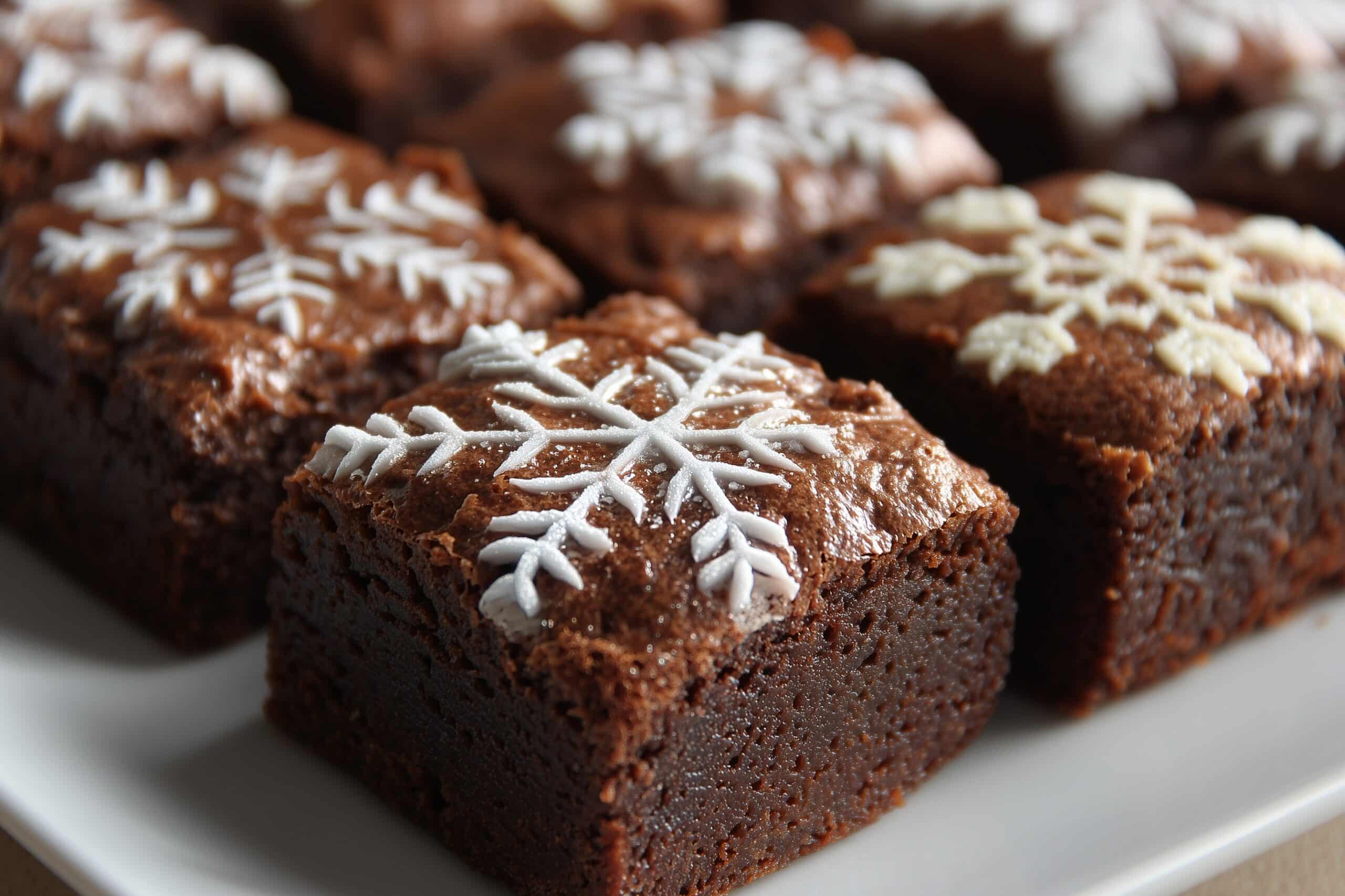 Frosted Gingerbread Brownies Recipe - Recipe Image