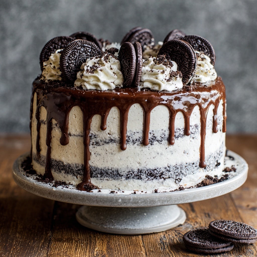 Drip Cake Recipe with Vanilla Layers and White Chocolate Ganache Recipe - Recipe Image