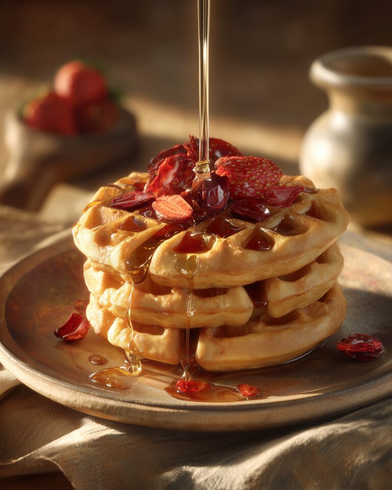 Strawberry Waffles Recipe