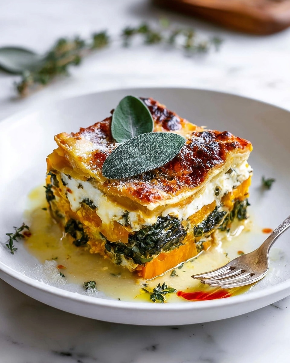 Pumpkin Spinach Lasagna: A Delicious & Healthy Recipe - Recipe Image