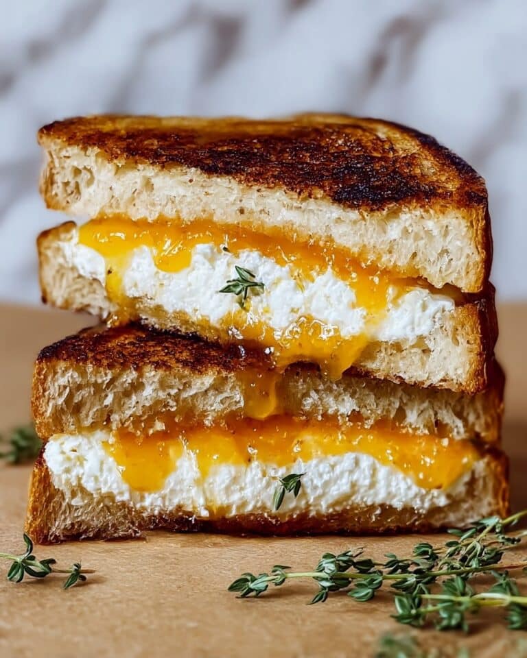 Goat Cheese Grilled Cheese with Honey Bliss Recipe