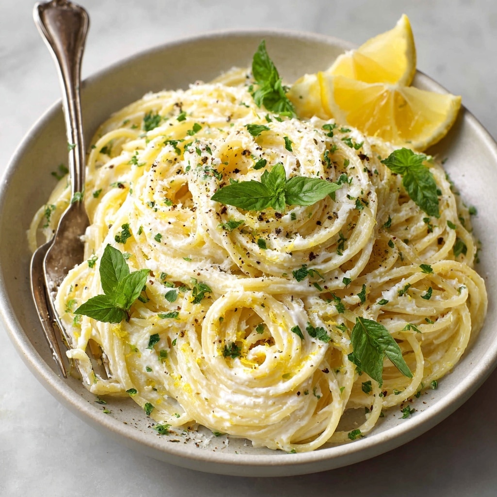 Creamy Lemon Pasta Recipe - Recipe Image