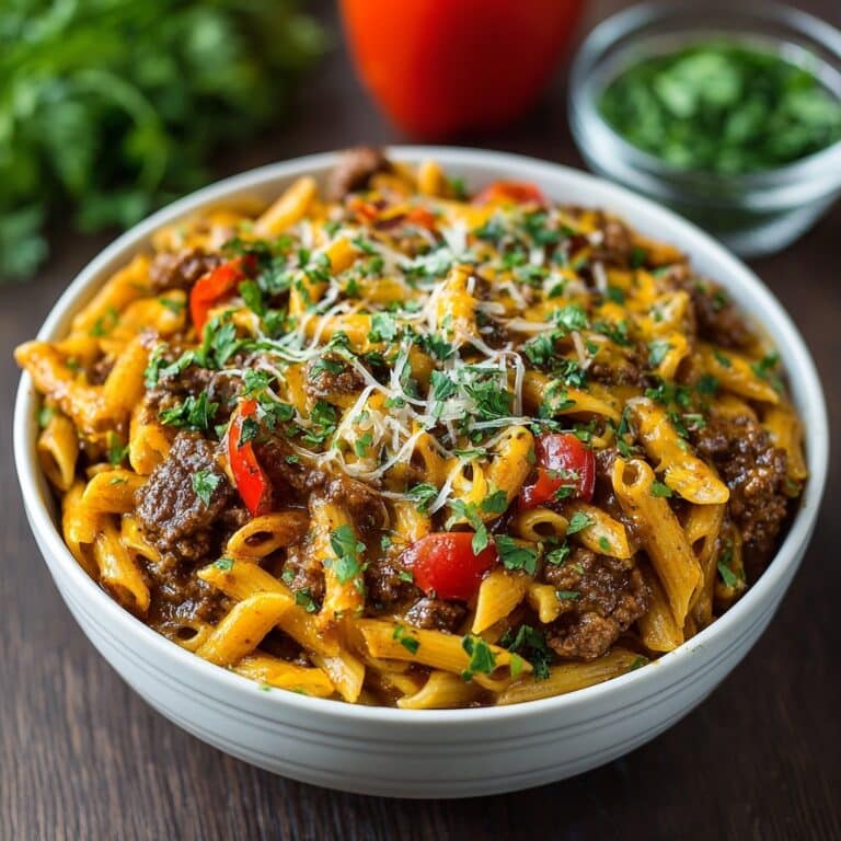 Cheesy Beef Taco Pasta Recipe