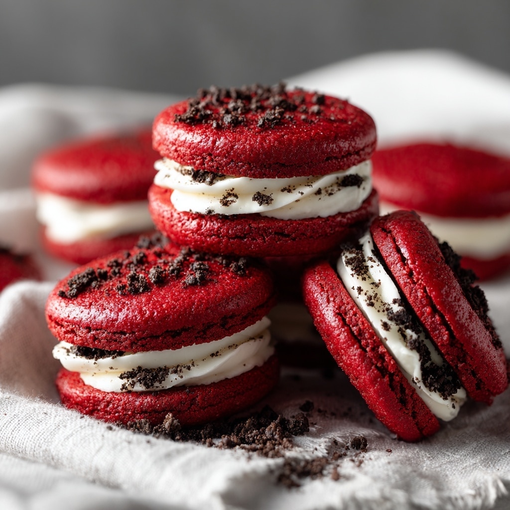 Delicious Red Velvet Oreo Cookies Recipe - Recipe Image