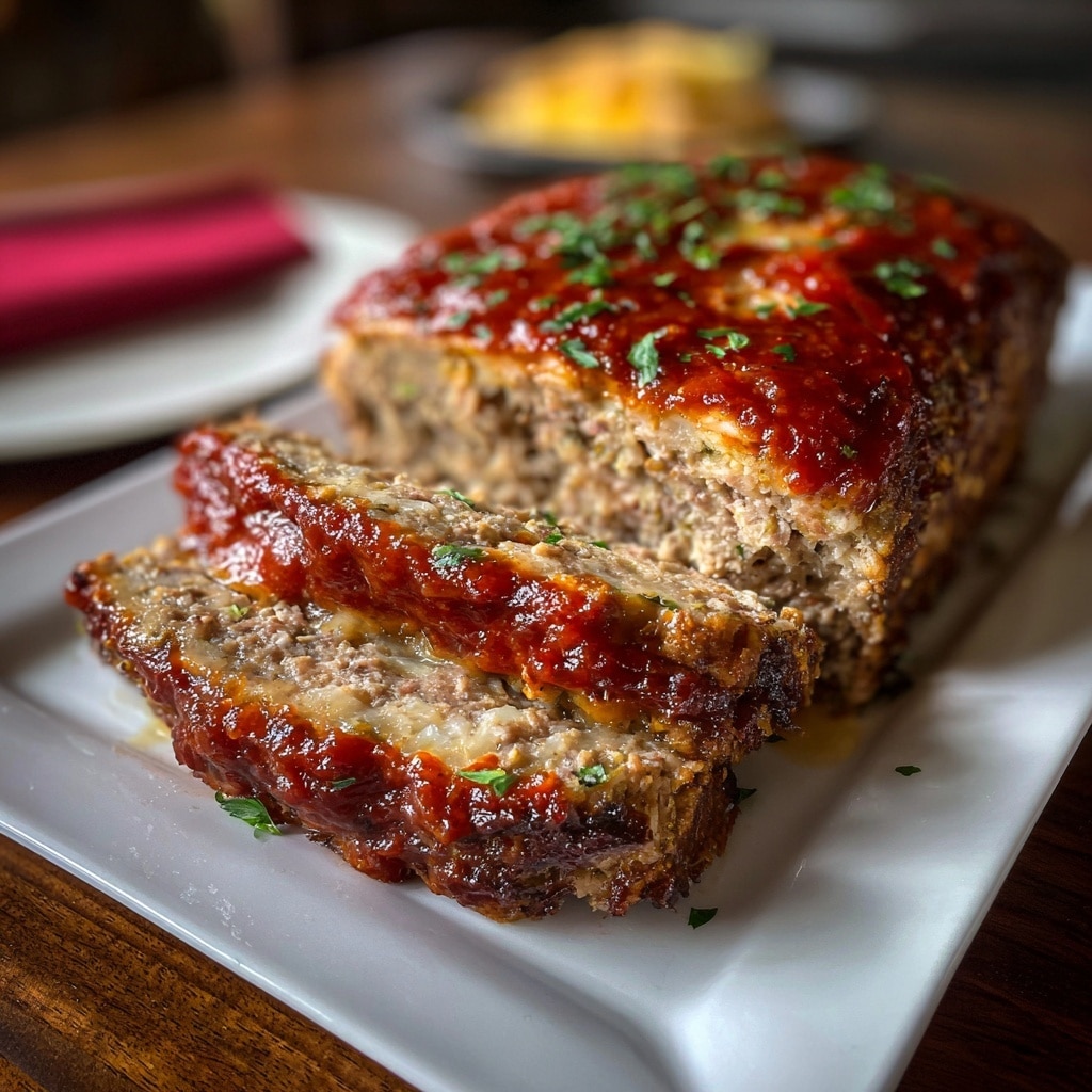 Stuffed Italian Meatloaf: An Incredible Ultimate Recipe for Dinner Recipe - Recipe Image