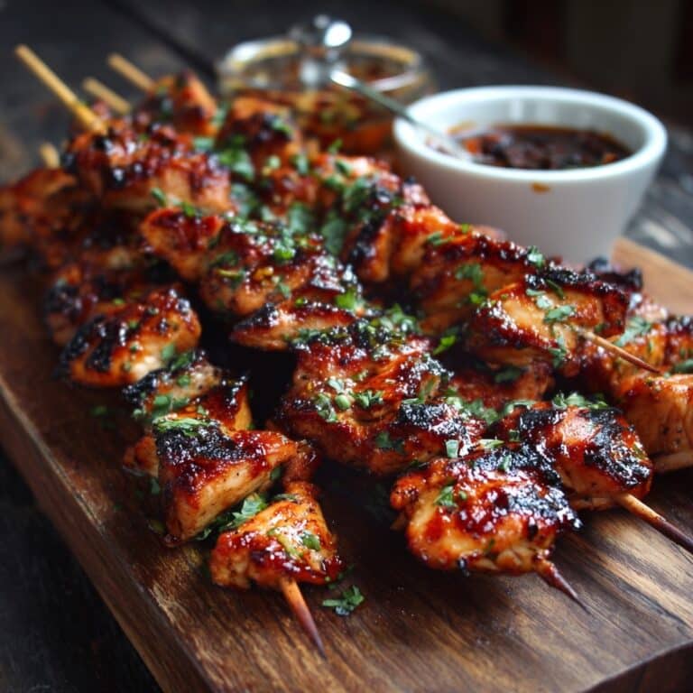 Honey Chipotle Chicken Skewers Recipe