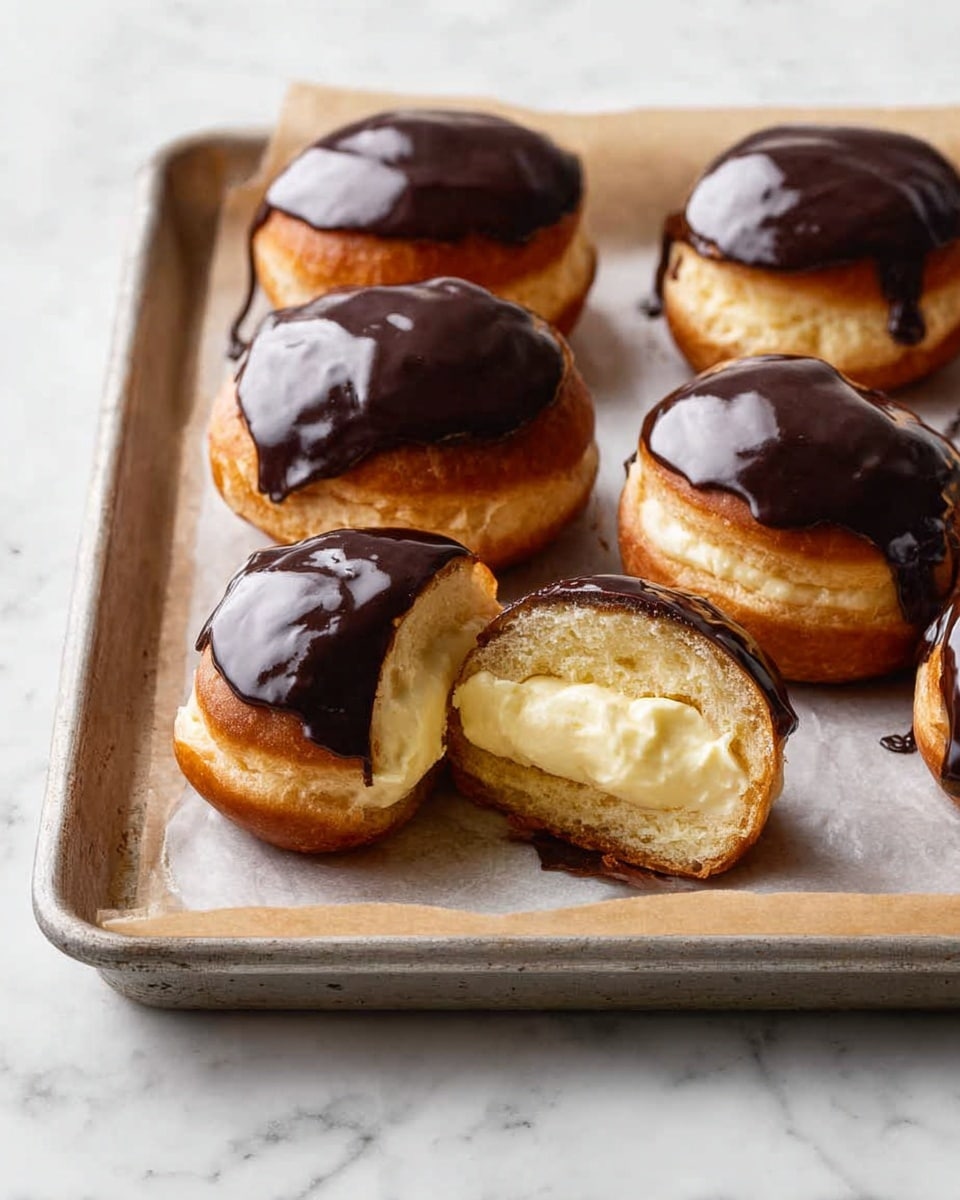 Boston Cream Donuts Recipe - Recipe Image