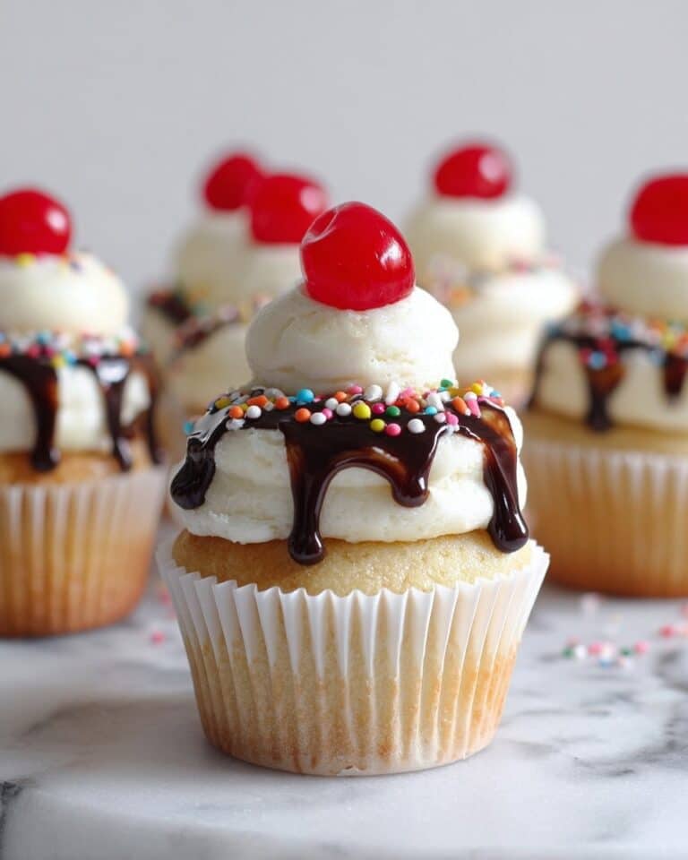 Banana Split Cupcakes Recipe