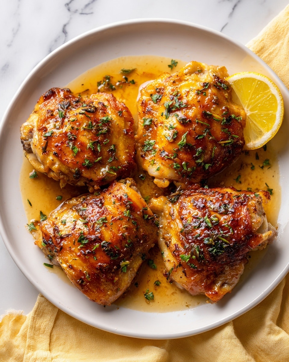 Easy Baked Lemon Butter Chicken Recipe - Recipe Image