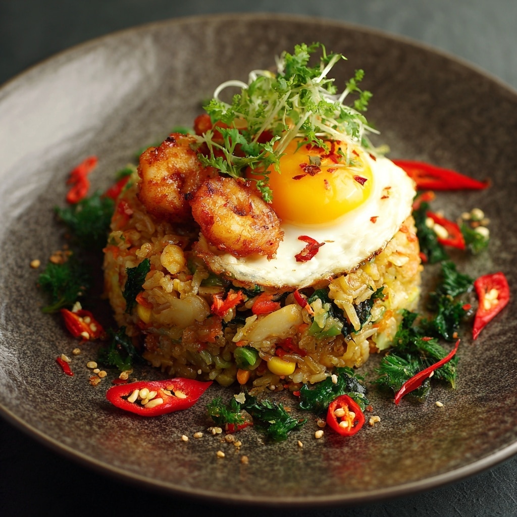 Kale & Kimchi Fried Rice Recipe - Recipe Image
