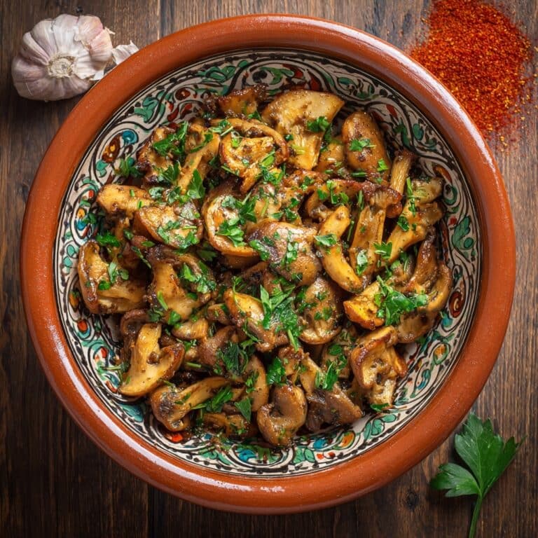 Spicy Georgian Mushroom Stew (Chashushuli Ostri) Recipe