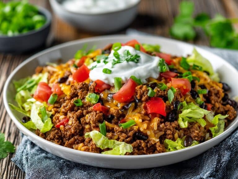 Loaded Potato Taco Bowl Recipe