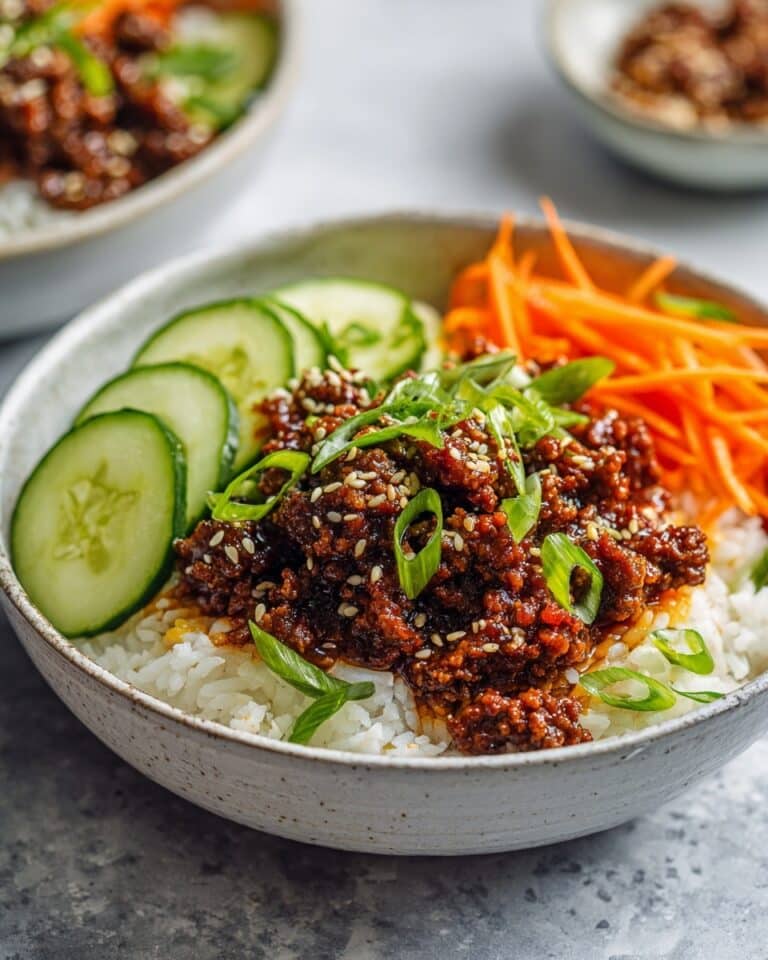 Korean-Style Beef Rice Bowl Recipe