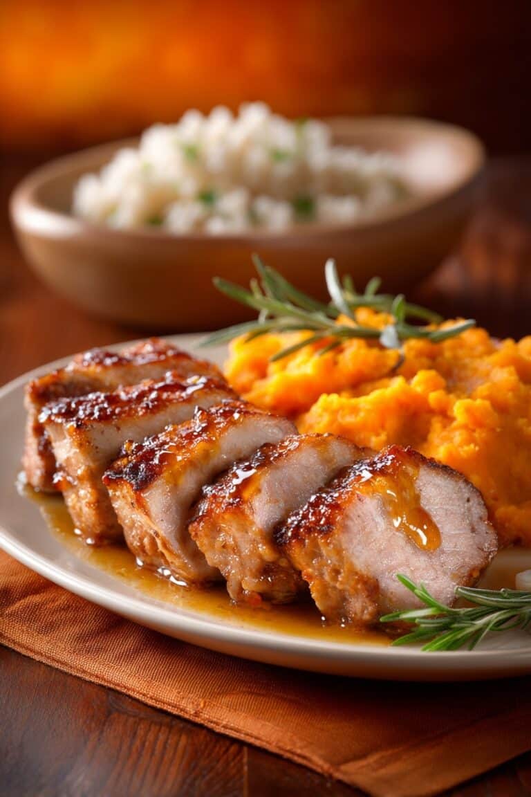 Bangers with Mashed Winter Squash and Fried Sage Recipe