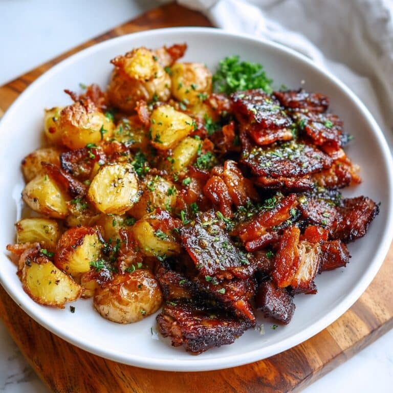 Crispy Beef Bacon Honey Roasted Potatoes Recipe