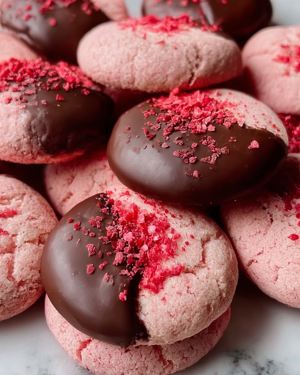 Chocolate Covered Strawberry Cookies Recipe - Recipe Image