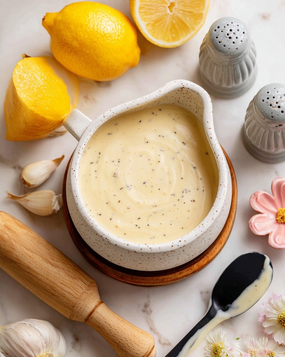 Homemade Caesar Salad Dressing Recipe - Recipe Image