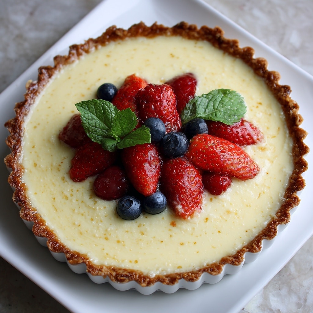 Decadent Tart with Silky Vanilla Bean Pastry Cream Recipe - Recipe Image