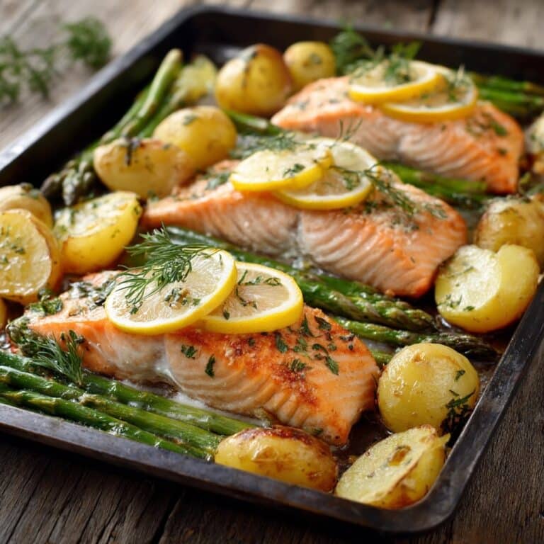 Fragrant Coconut, Salmon & Prawn Traybake Recipe