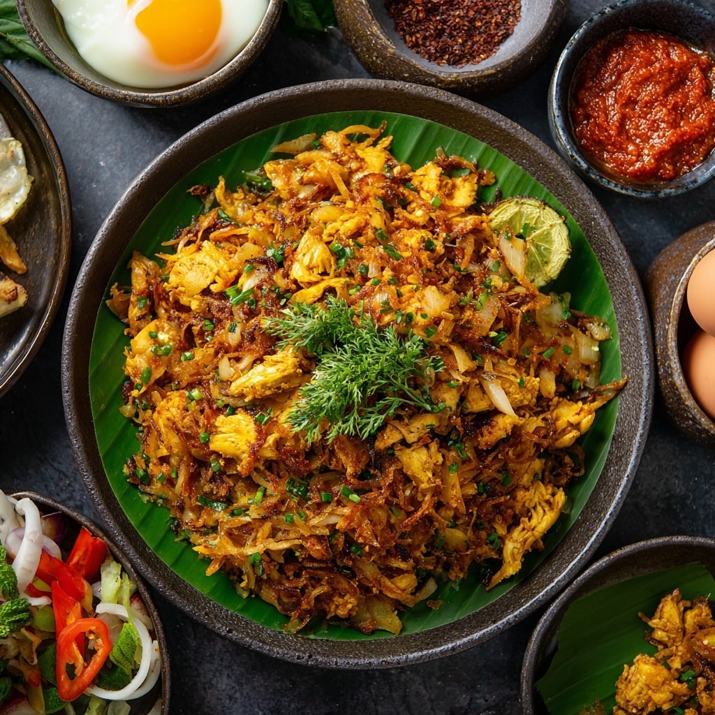 Onion Bhaji Board with Green Chutney, Raita, and Fresh Salad Recipe - Recipe Image