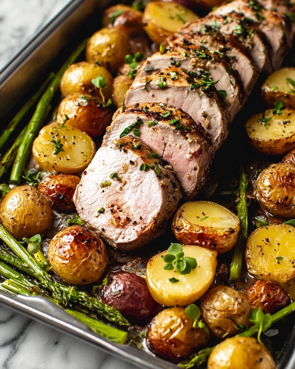 Pork Tenderloin Sheet Pan Dinner: Flavorful & Easy One-Pan Meal Recipe - Recipe Image