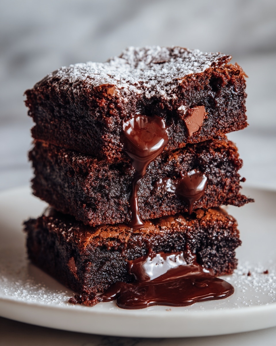 Chocolate Lava Brownies Recipe - Recipe Image