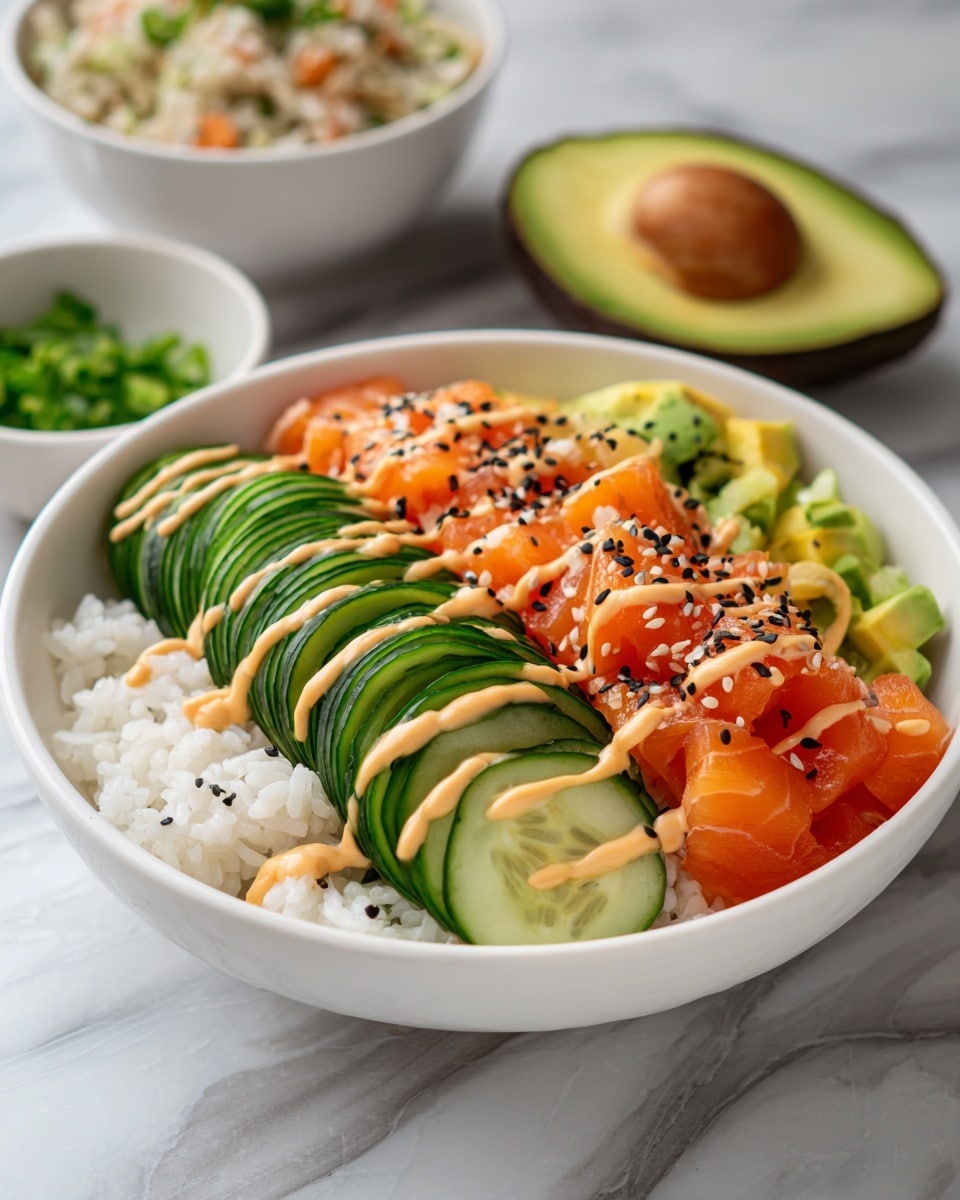 California Roll Sushi Bowls Recipe - Recipe Image