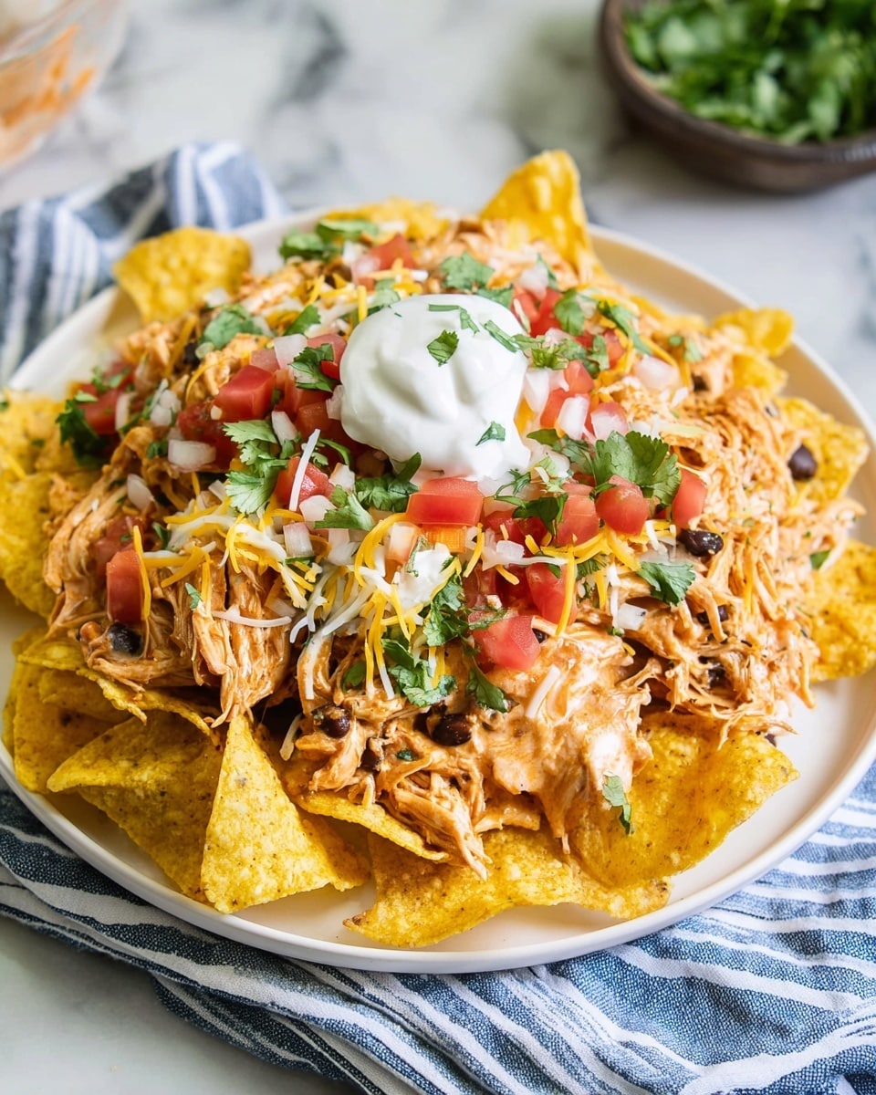 Crockpot Chicken Nachos Recipe - Recipe Image