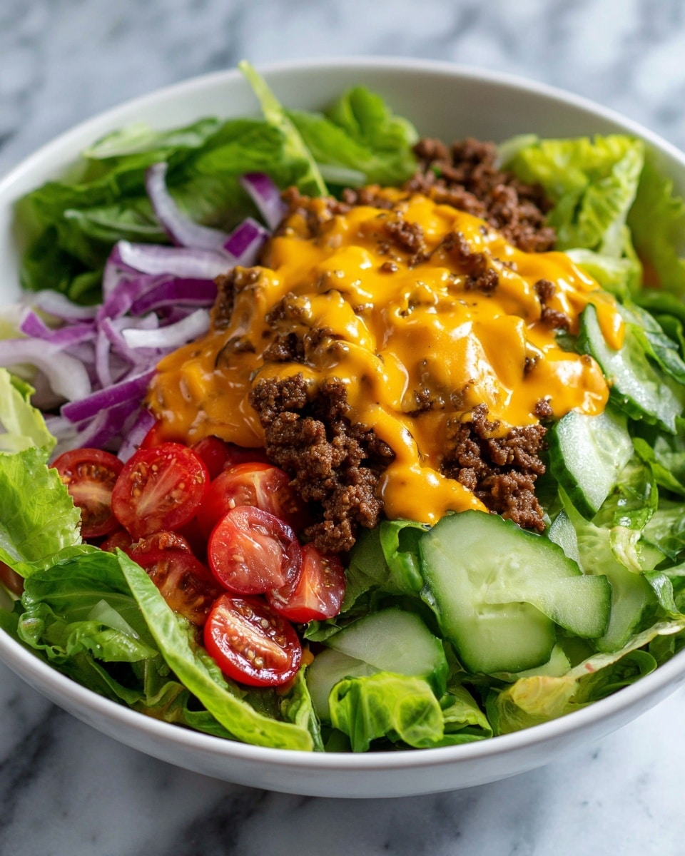 Easy Big Mac in a Bowl Recipe - Recipe Image