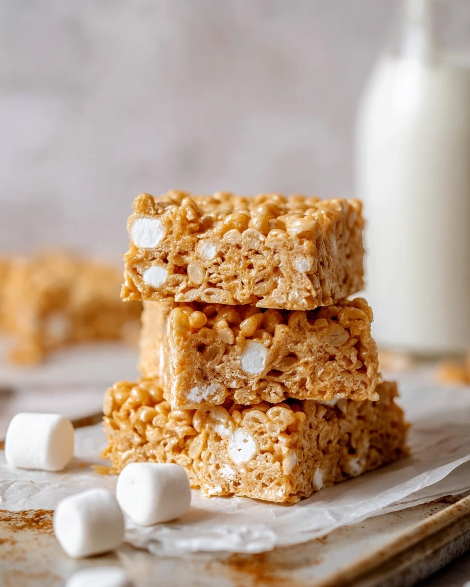 Peanut Butter Rice Krispies Treats Recipe - Recipe Image