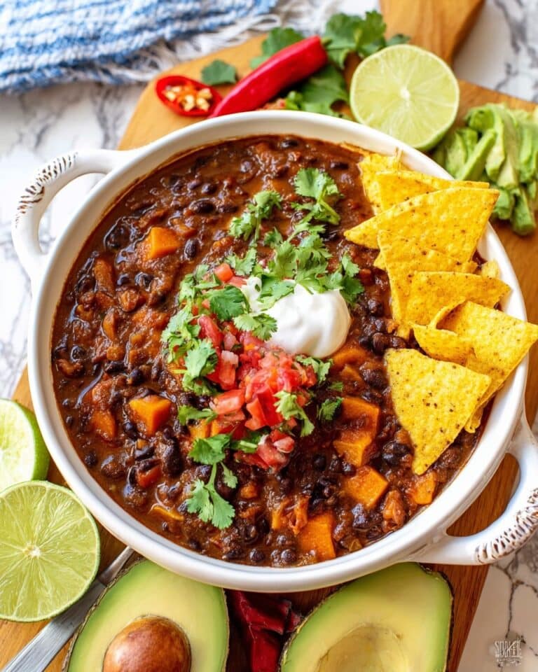 Black Bean Soup with Chipotle and Lime Recipe